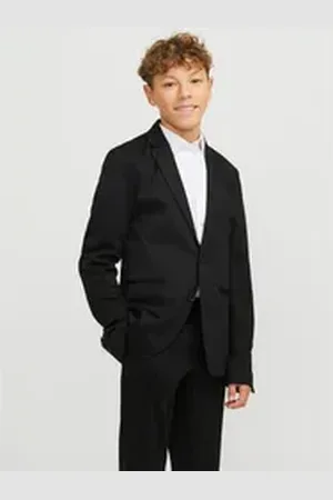 JACK & JONES Junior Sakko JJEJAXON JERSEY BLAZER NOOS JNR schwarz 152