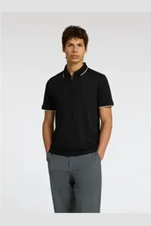 Only & Sons SELECTED HOMME Poloshirt SLHFAVE SPORT ZIP SS POLO NOOS schwarz XL