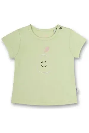 Sanetta T-Shirt Mädchen T-Shirt 1er Pack Baumwolle (Packung, 1er Pack) grün 80
