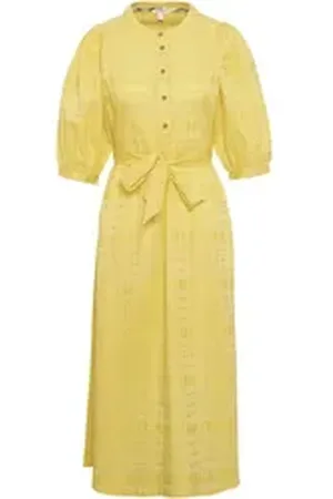 Barbour Midikleid Kleid Heidi gelb 16