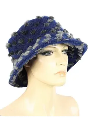 Alessandro Fischerhut Fischer (1-St) echte Wolle, Made in Italy blau