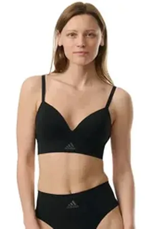 adidas Sportswear Bügelloser BH "Sport Active Seamless Micro Stretch" elastisches Unterbrustband, ohne Bügel schwarz XL