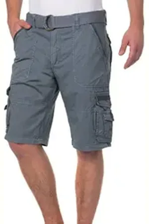 Geographical Norway Cargoshorts Parachute Herren Cargo Shorts Bermuda Kurze Hose blau M