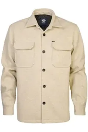 Petrol Industries Langarmshirt - stylisches Overshirt - Men Shirt Long Sleeve Uni braun XXL