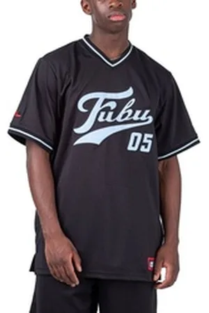 FUBU Baseballtrikot Varsity Mesh Tee schwarz S