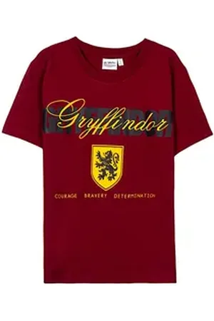 Harry Potter T-Shirt Gryffindor Shirt aus Jersey Gr. 116-164 cm rot 164 cm