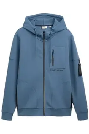 TOM TAILOR Sweatjacke blau XXL