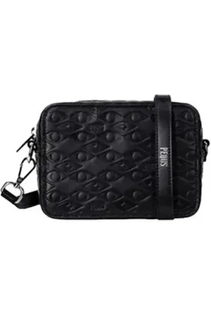 PEQUS Schultertasche Astéria Messenger Bag schwarz