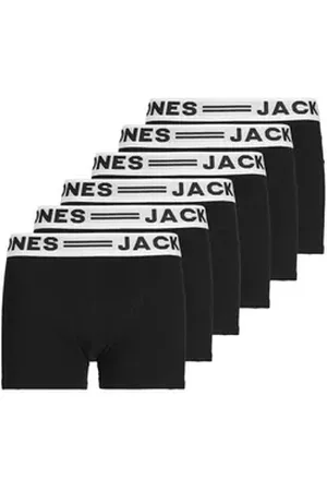 JACK & JONES Boxer Jungen Boxershort 6er Pack Baumwolle (Packung, 6er Pack) schwarz 152