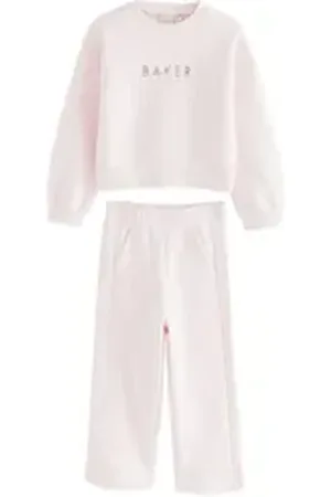 Ted Baker Sweatanzug Weite Jogginghose & Sweatshirt (2-tlg) rosa 128 (8 J.)