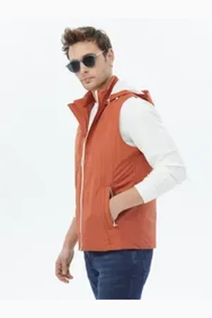 Kip Winterjacke Gewebte Sportweste orange XXL