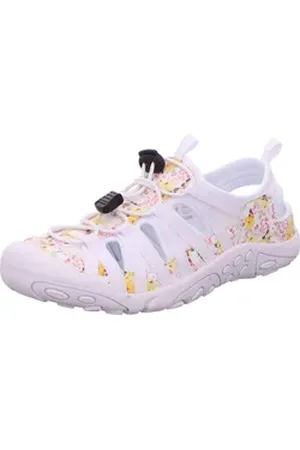 Scandi Keilsandalette weiß