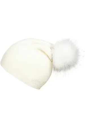 CASPAR Bommelmütze MU225 warme, feine Damen Beanie Bommelmütze Doppellagige Feinstrickmütze im schicken Beanie style