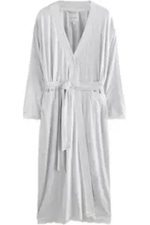 Laura Ashley Damenbademantel Morgenmantel aus Modal, Modal, Elasthan grau XL
