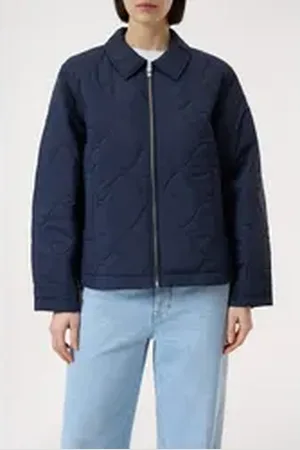 Closed Bomberjacke Blousonjacke - Relaxed Fit blau S