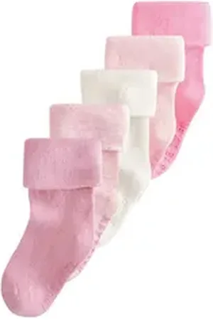 Next Basicsocken 5 x Babysocken mit Rollbündchen (5-Paar) rosa 80-92 (1-2 J.)