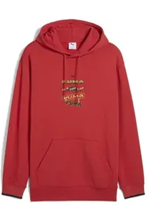 PUMA Hoodie Wardrobe Essentials Graphic Hoodie Herren rot XXL