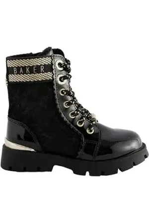 Ted Baker Gesteppte Schnürstiefel Schnürstiefelette (1-tlg) schwarz 24 EU