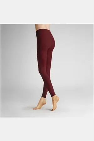 Hudson Strickstrumpfleggings Micro 50 50 DEN (1 St) Semi-blickdichte Leggings mit ebenmäßiger Optik rot 38-40