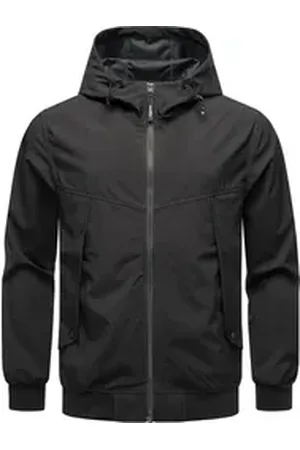 Ragwear Outdoorjacke Tyller Bonded Wasserdichte und atmungsaktive Übergangsjacke schwarz 4XL (60)