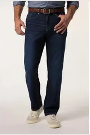 Boston Park 5-Pocket-Jeans Lightweight-Jeans Bauchfit blau 66