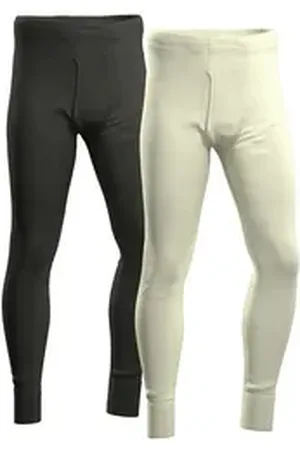 Hermko Lange Unterhose 40550 Herren lange Unterhose aus Merinowolle / Tencel schwarz D 6 = EU L