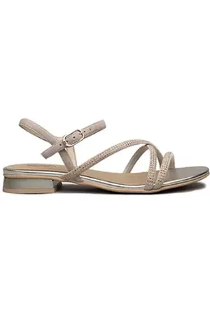 Nero Giardini Damen Sandale Hausschuh grau 41 EU