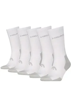 Head Sportsocken Unisex Socken 5er Pack Baumwolle (Packung, 5er Pack) weiß 35-38