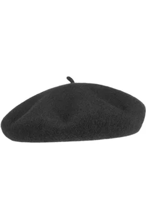 Barascon Baskenmütze (1-St) Wollbaske mit Futter, Made in the EU schwarz 63 cm