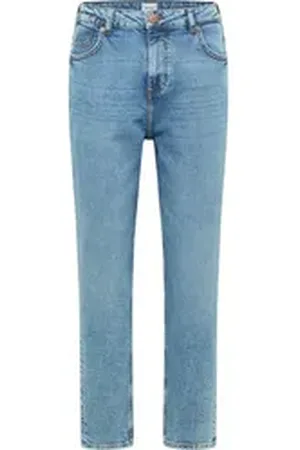 Mustang Mom-Jeans Damen Style Charlotte Tapered blau 30