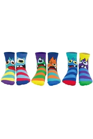United Oddsocks Freizeitsocken Unisex Socken 3er Pack Baumwolle (Packung, 3er Pack) bunt