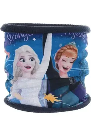 Disney Frozen Loop Eiskönigin Elsa Anna Kinder Mädchen Winter Schlauch-Schal Bandana blau