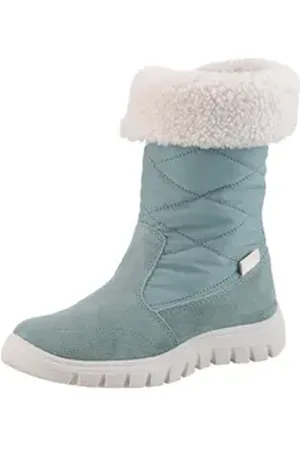 Naturino PLUVY ZIP WP. Winterstiefel Schneestiefel, wasserabweisend, Größenschablone zum Download grün 27 EU