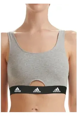 adidas Sportswear Bralette Active Comfort ohne Bügel, tiefer Rücken- und Rundhals-Ausschnitt grau L