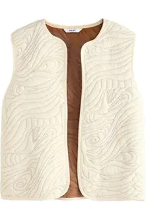 Next Steppweste Jersey-Weste mit Steppmuster (1-tlg) beige L