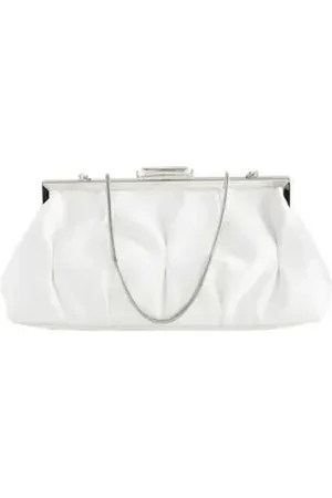 Next Clutch Plissierte Clutch (1-tlg) weiß