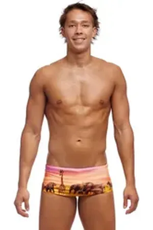 T.U.K. Badehose Circle Of Life Badeshorts Sidewinder Trunk orange 3