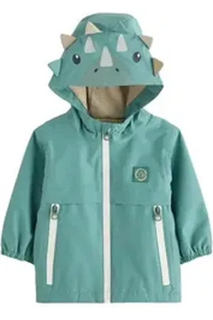 Next Kurzmantel Wasserabweisender, langer Anorak (1-tlg) grün 80-86 (12-18 Mon.)
