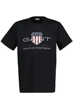 GANT T-Shirt Jungen T-Shirt 1er Pack Baumwolle (Packung, 1er Pack) schwarz 122/128