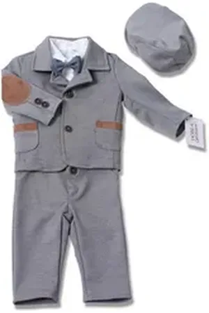 HOBEA Kinderanzug Taufanzug Paul 98 grau 98