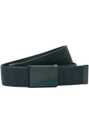 Lacoste Ledergürtel Herren Gürtel Polyester grün 100 cm