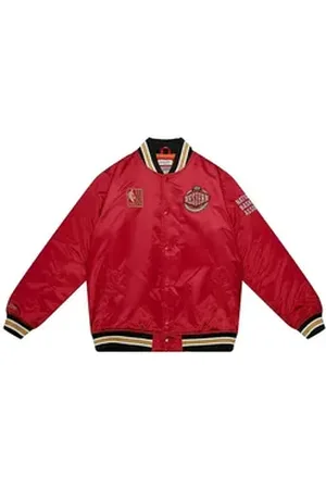 Mitchell & Ness Sweatjacke Mitchell and Ness NBA All Star Satin Jacke Polyester rot M