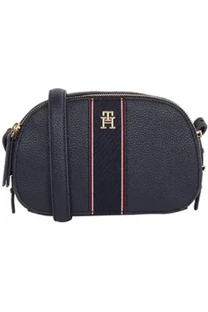 Tommy Hilfiger Umhängetasche TH LEGACY CAMERA BAG, Reise, Freizeittasche, Damen Mini Bag mit Umhängeriemen blau