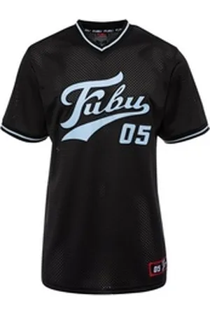 FUBU T-Shirt Herren FM232-004-1 Varsity Mesh Tee (1-tlg) schwarz S
