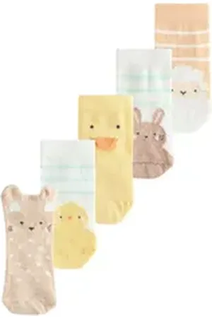 Next Basicsocken Babysocken im 5er-Pack (5-Paar) gelb 80-92 (1-2 J.)