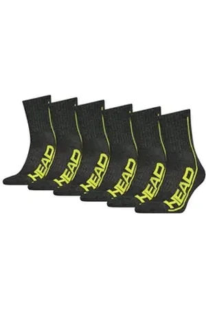 Head Sportsocken Unisex Socken 6er Pack Polyester (Packung, 6er Pack) grau 35-38