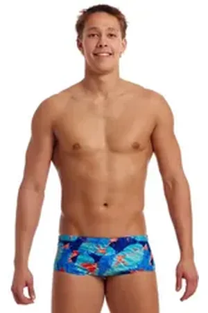 T.U.K. Badehose Lotsa Leaves Badeshorts chlorbeständig blau 5