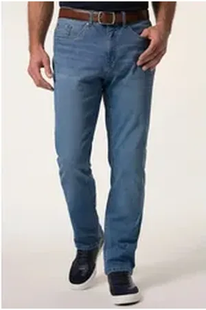 Boston Park 5-Pocket-Jeans Lightweight-Jeans Bauchfit blau 52