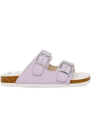 Nelli Blu Pantoletten Mädchen P2025013K Violett Pantolette rosa