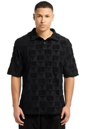 Carlo Colucci Poloshirt Echner schwarz L